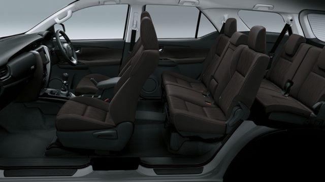 fortuner interior